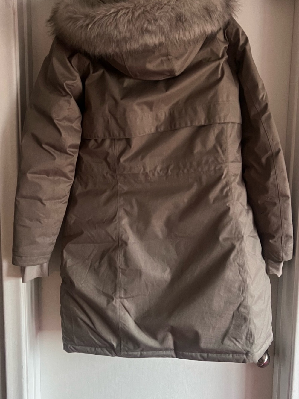 Women’s XL Columbia Omni-Tech Omni-Heat Faux Fur Parka Jacket Grey - Picture 8 of 9
